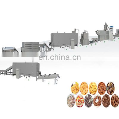 Commercial industrial oats corn flakes making press machine