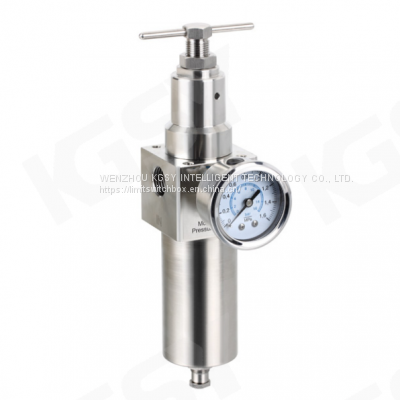 Stainless Steel 316 Filter Regulator for pneumatic valve, automatic drainage