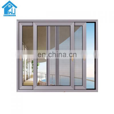 AS2208 2 Panel Aluminum Glaze Double Slide Windowng