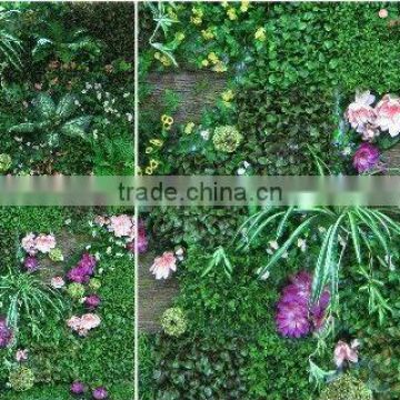 indoor artificial high imitation flower plant wall