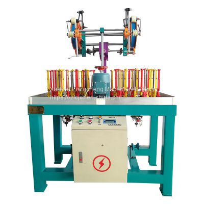 24 spindle high-speed double-head hollow rope core knitting machine, automatic high-speed wire rope knitting machine