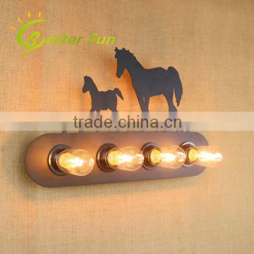 Two Horse Fancy Designs Wall Lamp Wall Light/Classic Wall Sconce