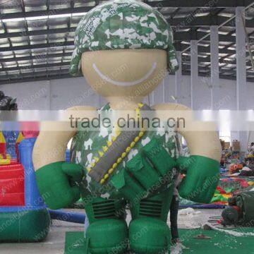 oxford cloth advertising model soldier inflatable cartoon