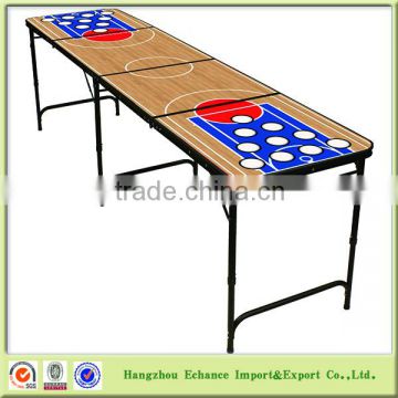 Fashion design Customized 8ft beer pong tables/aluminum folding beer pong table