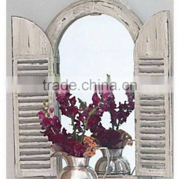 FSC wood framed Vintage Wall mirror