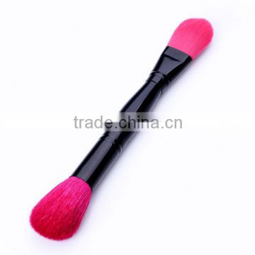 New design! Best quality wooden handle double side eye sweep make-up brushes