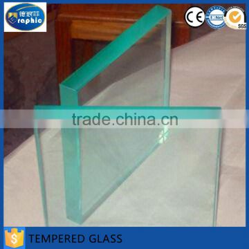 2016 hot sell Fine polished flat edges standard size of glass