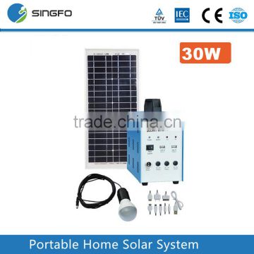 SFPS033 off grid solar energy 30W solar panel system