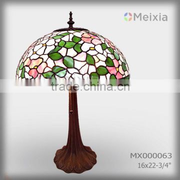 MX000063 tiffany style rose stained glass lamp shade wedding gift