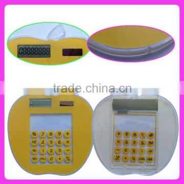 Promotional Apple Transparent Calculator,Touch the solar calculator