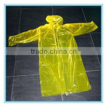 PE raincoat/ Disposable poncho