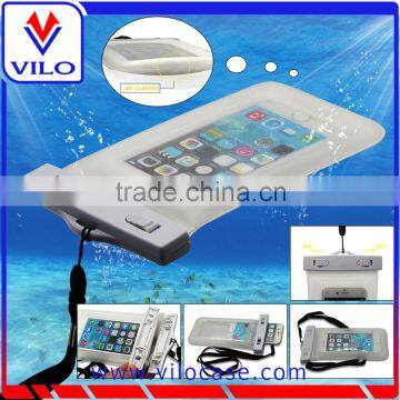 universal pvc waterproof smartphone pouch for swimming