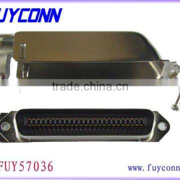 Centronic 2.16 mm 50P 2x25 Amphenol 157725003 Male Plug Connector IDC Side Entry Metal Cover