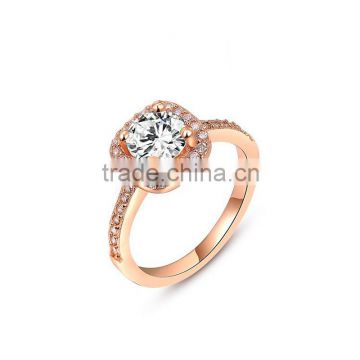 IN Stock Wholesale Gemstone Luxury Handmade Brand Women Metal Ring SKD0358