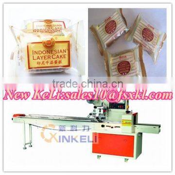 Layer cake flow automatic packaging machine