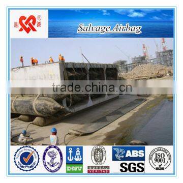 Made in China high buoyancy vessel/platform lifting airbag marine salvage airbag