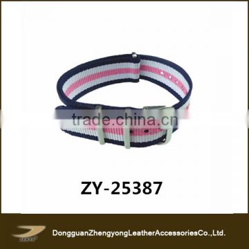 new fashion nato 22*2cm striped wrist nylon strap watch belt nato band