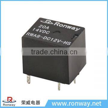 2016 Ronway good quality 12V 4pin 30A auto waterproof aromat relay