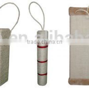 Cylindrical hang cat sisal scratching board