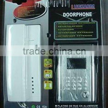 2012 Cheapest wireless 300m intercom/LED light audio door phone