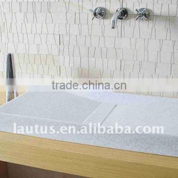 VI7038CW cultured marble kitchen sink