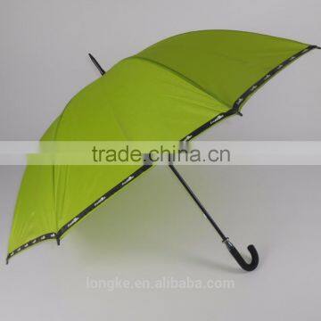 logo bordure umbrella golf umbrella with logo edge piping