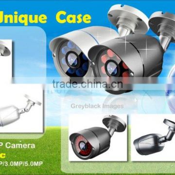 Unique white case O5 fine cctv camera hd 720p cctv waterproof camera