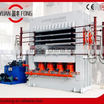 multilayer hydraulic hot press machine for drying or leveling veneer