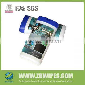 Pre-Moistened Lint Free Antistatic Screen Tissue