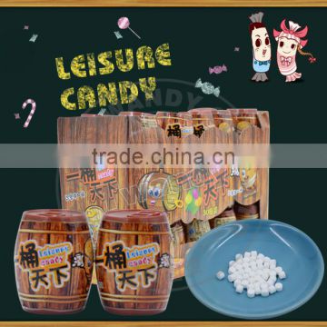 leisure compressed candy bucket press candy