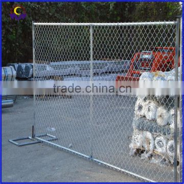 Good Quality galvanized removable chain link temporary fence for construction