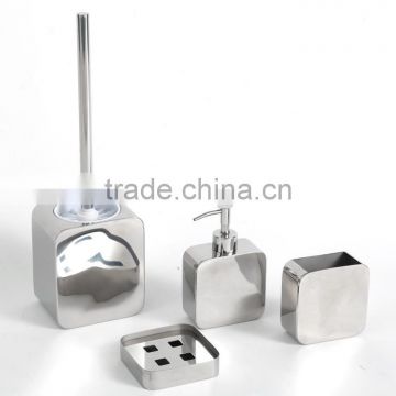 fashion stainless steel bath accessory set
