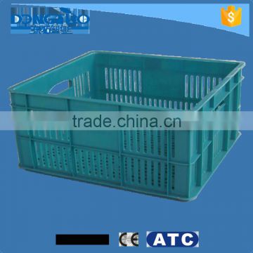 High quality plastic mesh crate, plastic fruit crates for sale, plastic fish crates used