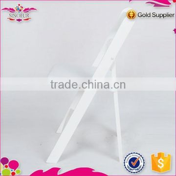 New degsin Qingdao Sionfur crazy selling garden white plastic folding chair