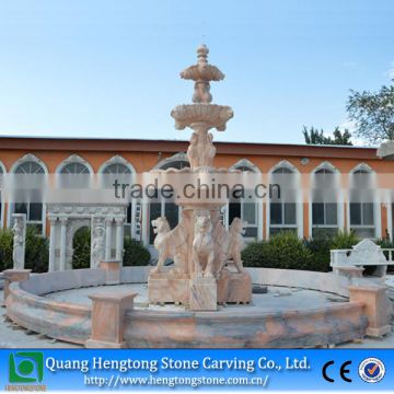 Large Outdoor Water Fountains with tigers