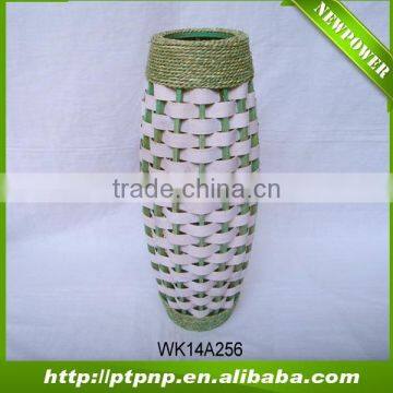 Cheap handmade rattan vase for home and garden