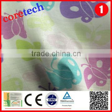 Anti-bacterial washed soft 100% cotton printed muslin fabric factory