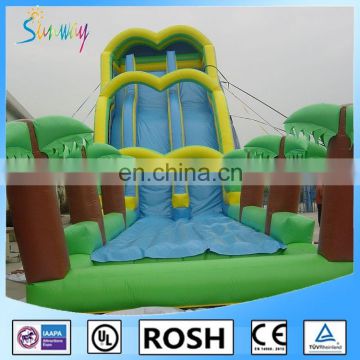 SUNWAY Giant Inflatable Adult Water Slip n Slide Inflatable Swimming Pool Slide