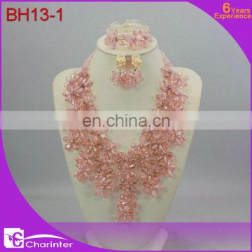african beads jewelry set coral beads beautiful jewelry set women jewelry BH13-1 pink