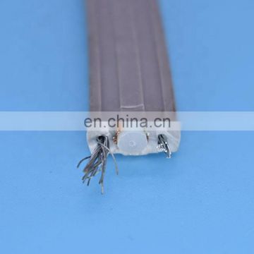 Coax cable elevator cable for cctv camera with steel wires