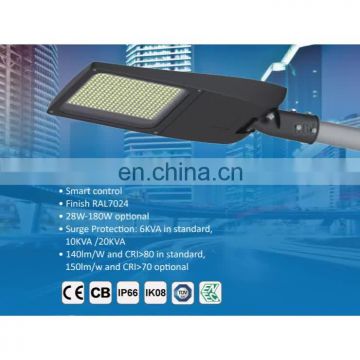 High Lumens Intelligent Led Type II ME1-ME5 SMD3030 Waterproof Smart Street Light