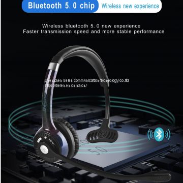 China Beien BT201 bluetooth telephone call center headset noise-cancelling headset customer service