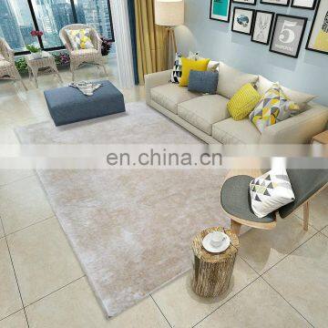 Household modern living room elegant shaggy polyester carpet