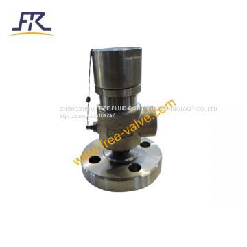 Spring loaded low lift external thread type safety valve A21Y