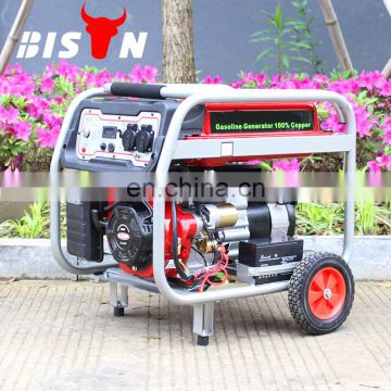 BISON(CHINA)4.5kva Gasoline Generator Silencer 48v dc Generator with 188F Engine