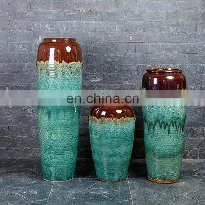 Jingdezhen ceramic floor large vase hotel hotel large vase flower