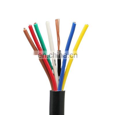 Brothers Young Brand High Quality RVV 7 Cores Pure Copper Flexible Electrical Cable