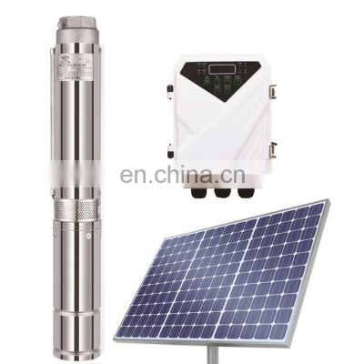 chinese domestic centrifugal high pressure water bore dc brushless submersible solar water pump for agriculture drip irrigation
