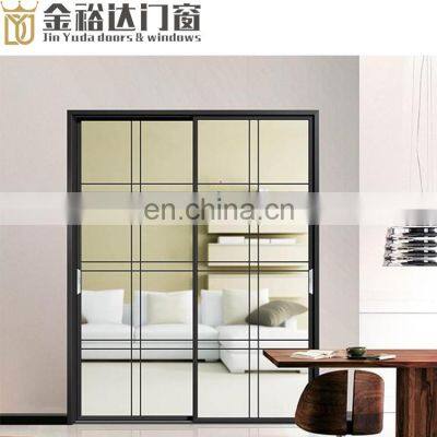 Sound Insulation Glass Door Crane Rail Kitchen Living Room Scandinavian Minimalist Narrow Bezel Sliding Door