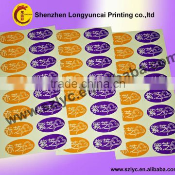 colorful water-proof PVC adhesive letters labels
